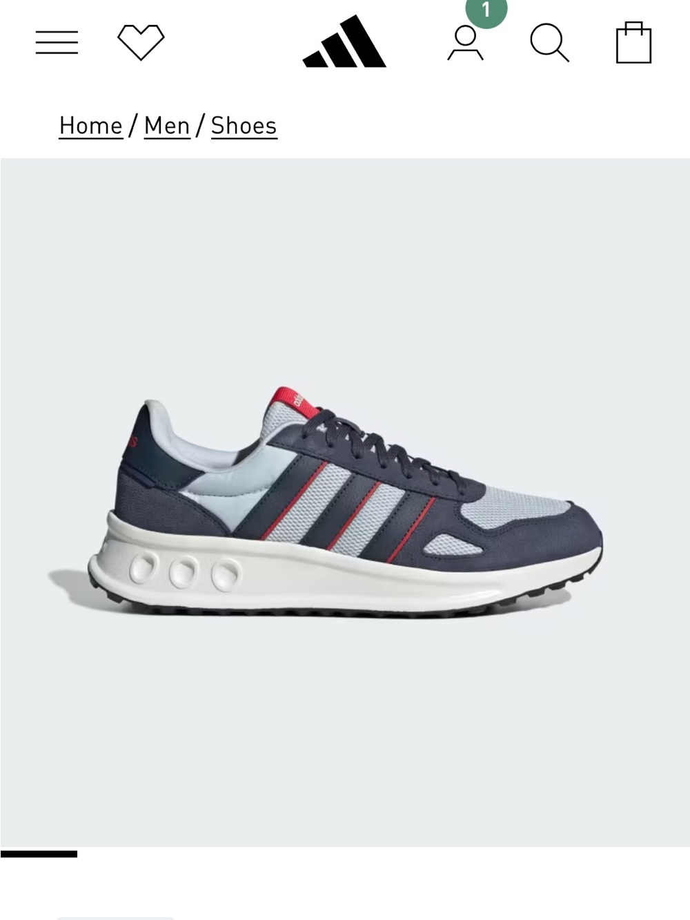 NEW ADIDAS RUN 84 CLOUDFOAM SHOES – MEN’S 7 / WOMEN’S 8